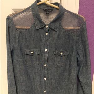 American Eagle Jean Shirt